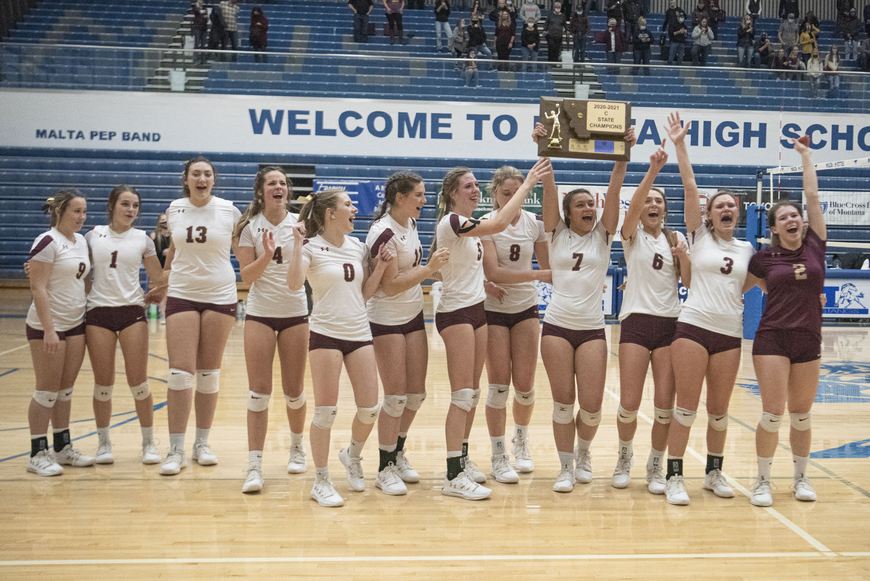 2020 Class C volleyball - Bridger Scouts